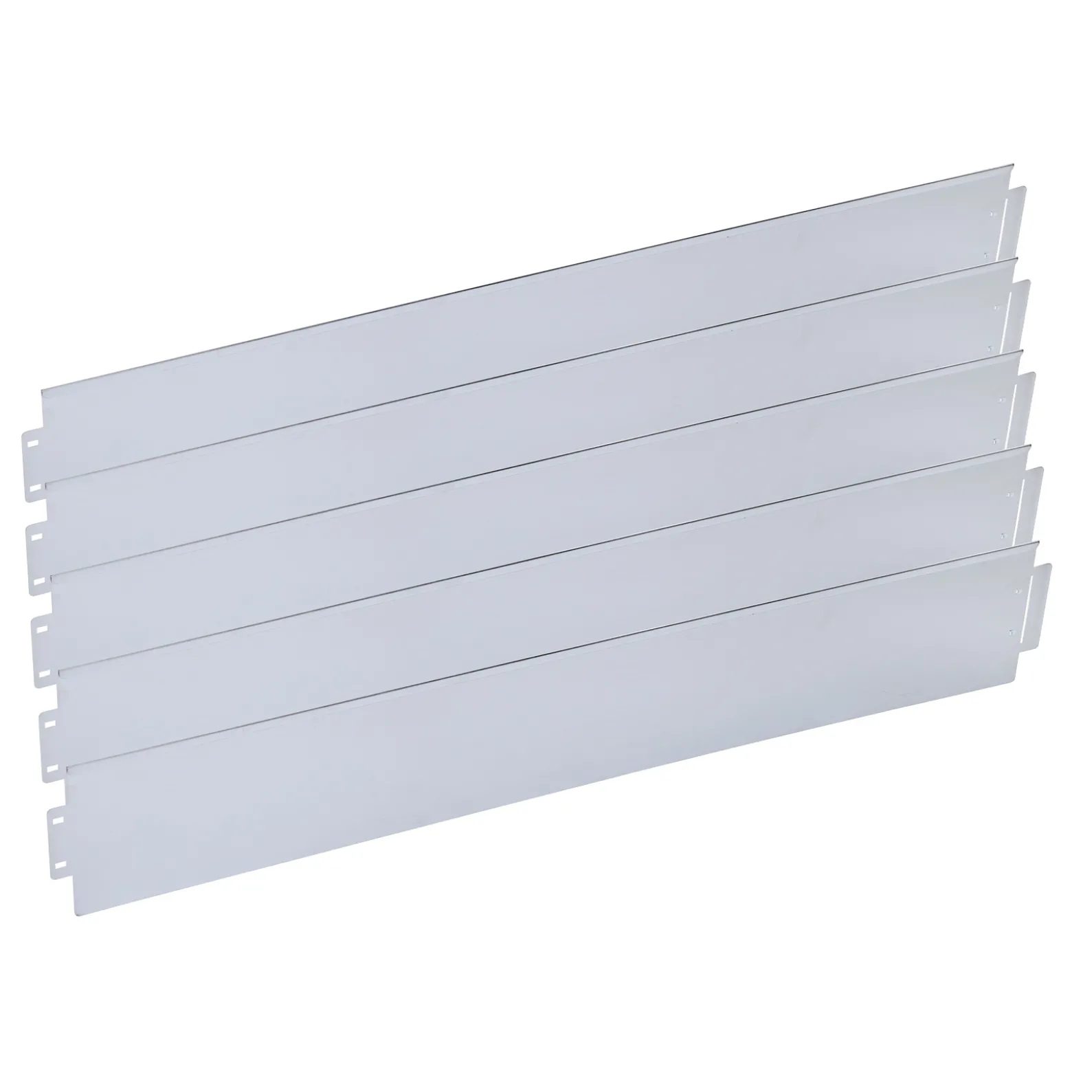 Wiltec Rasenkante aus Stahl 30 m Beetumrandung bestehend aus 30 Elementen je 100 x 14 cm, Beeteinfassung als Stecksystem, verzinkte Mähkante