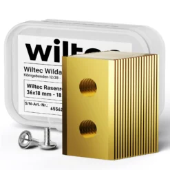 Wiltec Rasenroboter Messer Set Titan 36 x 18 mm – 18 Stück - Klingen für Mähroboter, Rasenmäher Ersatzmesser kompatibel mit verschiedenen Modellen