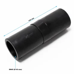 Wiltec Rückschlagventil für 3/1 Kleinhebeanlage 600 W, Rückschlagklappe DN40 mit 40 mm Innendurchmesser, Ersatzteil aus Gummi für Hebeanlagen