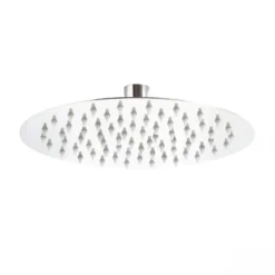 Wiltec Regendusche Duschkopf Rund 30cm Edelstahl Kopfbrause Rainshower Brausekopf