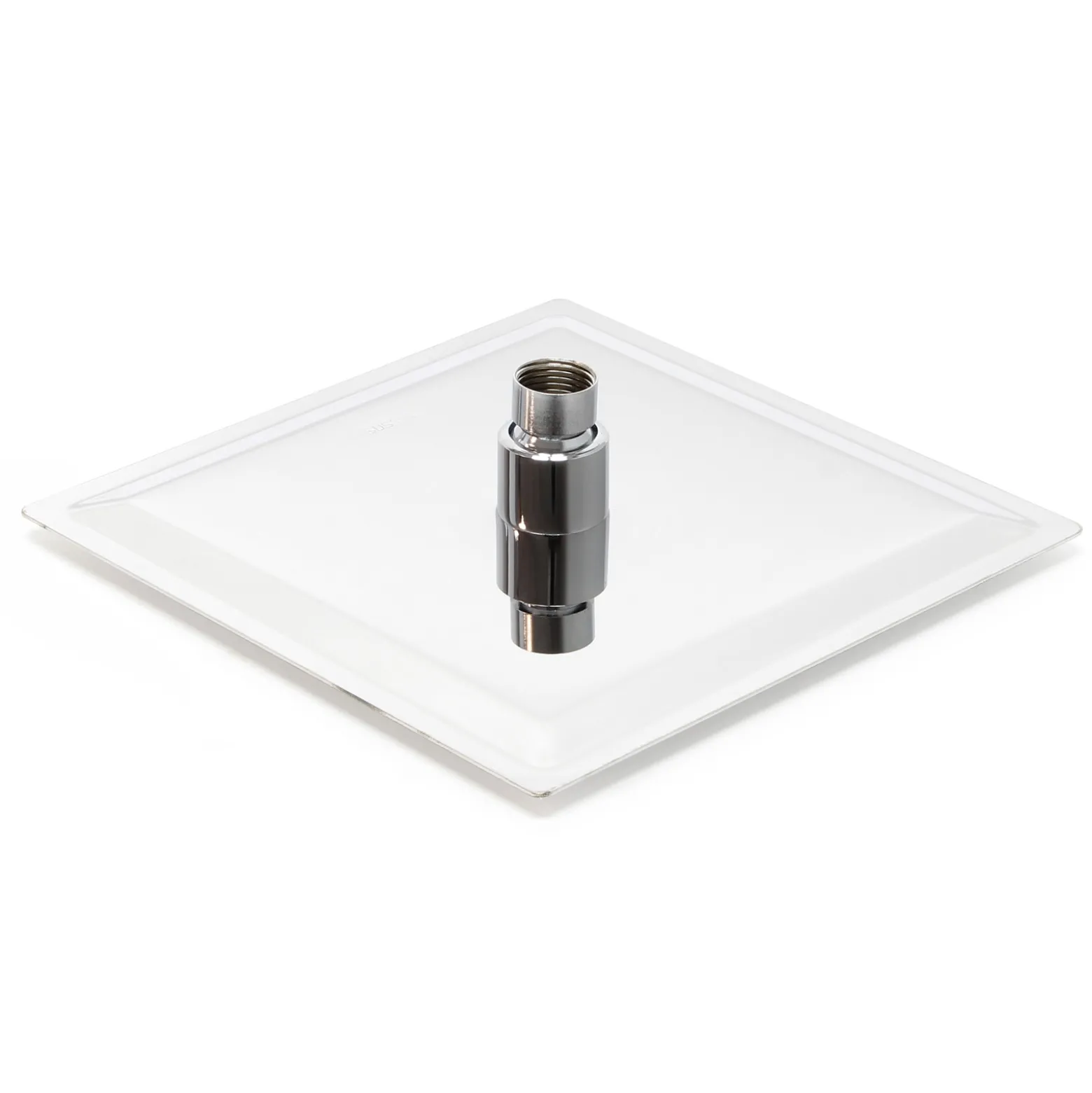 Wiltec Regendusche Duschkopf Quadratisch 20x20cm Edelstahl Kopfbrause Rainshower Brausekopf