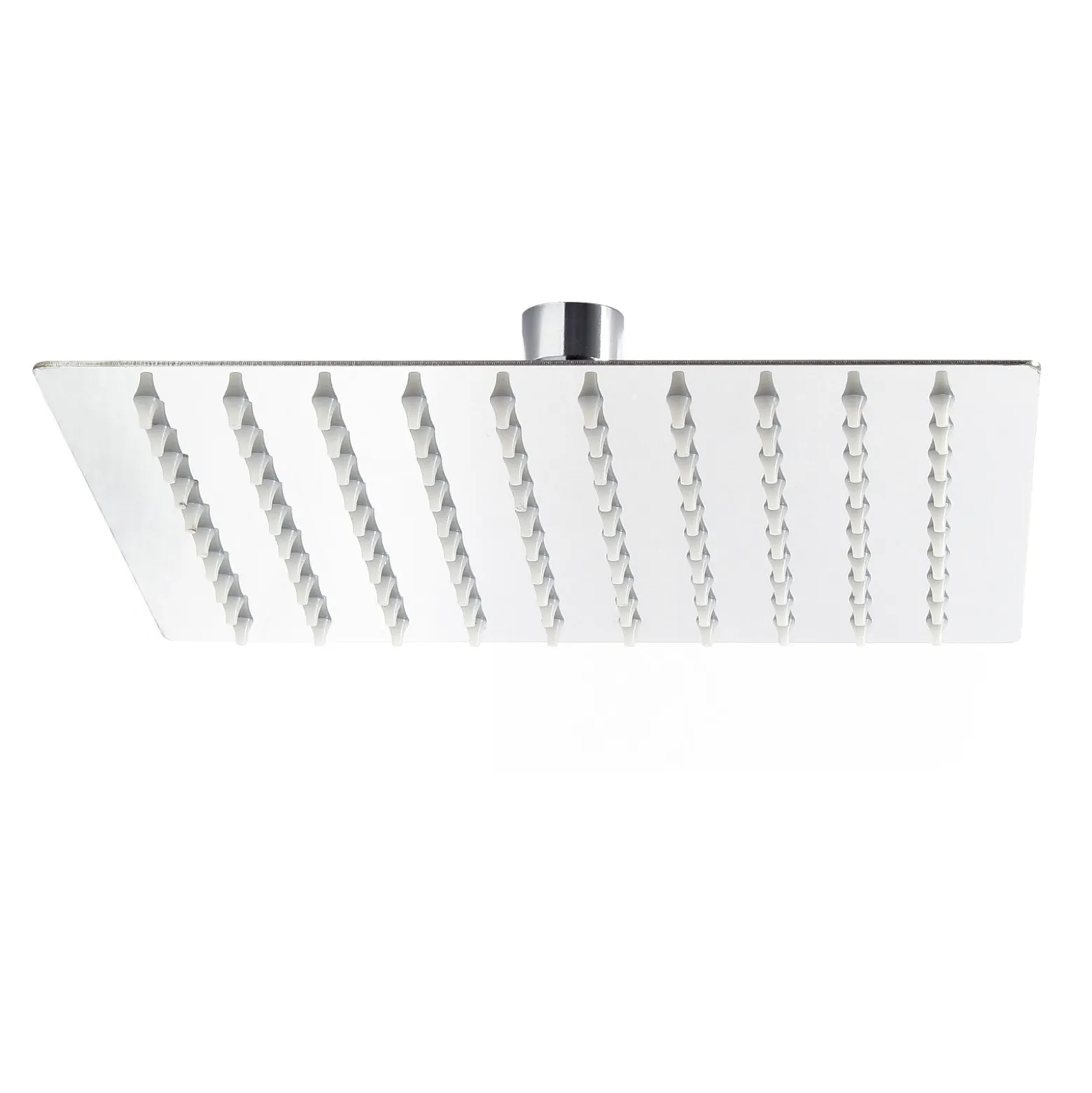 Wiltec Regendusche Duschkopf Quadratisch 40x40cm Edelstahl Kopfbrause Rainshower Brausekopf