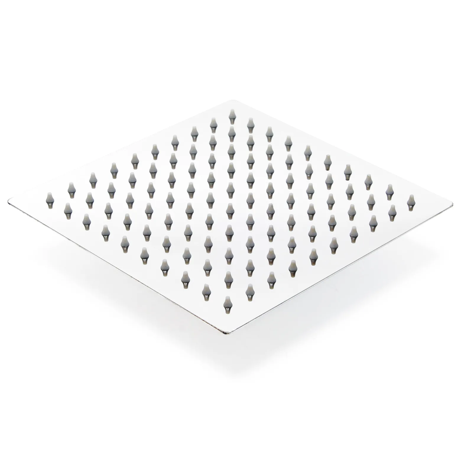 Wiltec Regendusche Duschkopf Quadratisch 40x40cm Edelstahl Kopfbrause Rainshower Brausekopf