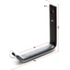 Wiltec Reifenhalter Wandmontage für 8 Reifen – 106 x 20 x 102 mm – aus Stahl – max. Traglasst 25 kg je Halter – Zubehör für Reifen Reifenregal Felgenbaum