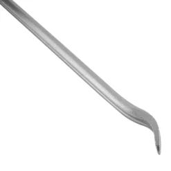 Wiltec Reifen Montiereisen Set 4-teilig, 300-600 mm, mit Montierhebel aus verchromtem Stahl mit Rolltasche, Montierhebel zum Reifenwechsel, Reifenmontage