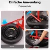 Wiltec Reifenmontiergerät 38,1 x 45,72 cm, ab Ø 51 mm, für Reifengrößen 4"-21", Reifenmontagegerät aus Stahl, Reifenmontagehilfe zum Reifenwechsel