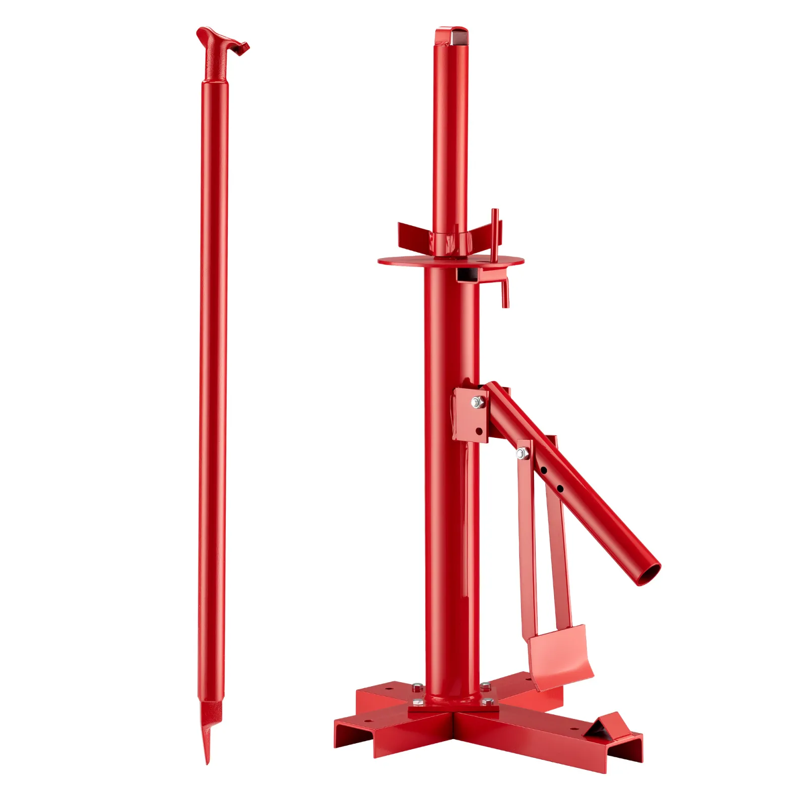 Wiltec Reifenmontiergerät 38,1 x 45,72 cm, ab Ø 51 mm, für Reifengrößen 4"-21", Reifenmontagegerät aus Stahl, Reifenmontagehilfe zum Reifenwechsel