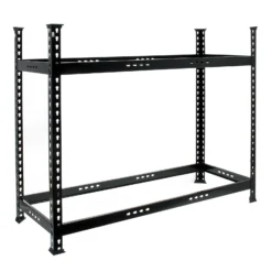 Wiltec Reifenregal – 101 x 120 x 44 cm – bis 150 kg – für 6-8 Reifen – aus Stahl – Werkstattregal Lagerregal Reifenständer Schwerlastregal