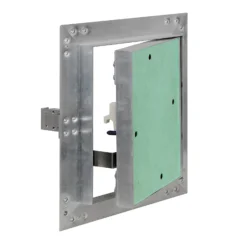 Wiltec Revisionsklappe 20 x 20 cm Revisionstür mit Aluminiumrahmen, Revisionsöffnung mit 12,5 mm Gipskartoneinlage, Revi Klappe für Trockenbau