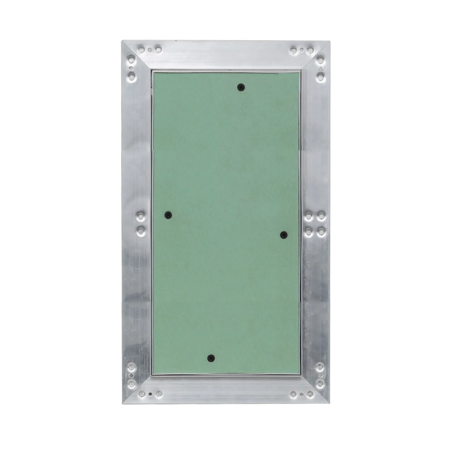 Wiltec Revisionsklappe 40 x 60 cm Revisionstür mit Aluminiumrahmen, Revisionsöffnung mit 12,5 mm Gipskartoneinlage, Revi Klappe für Trockenbau