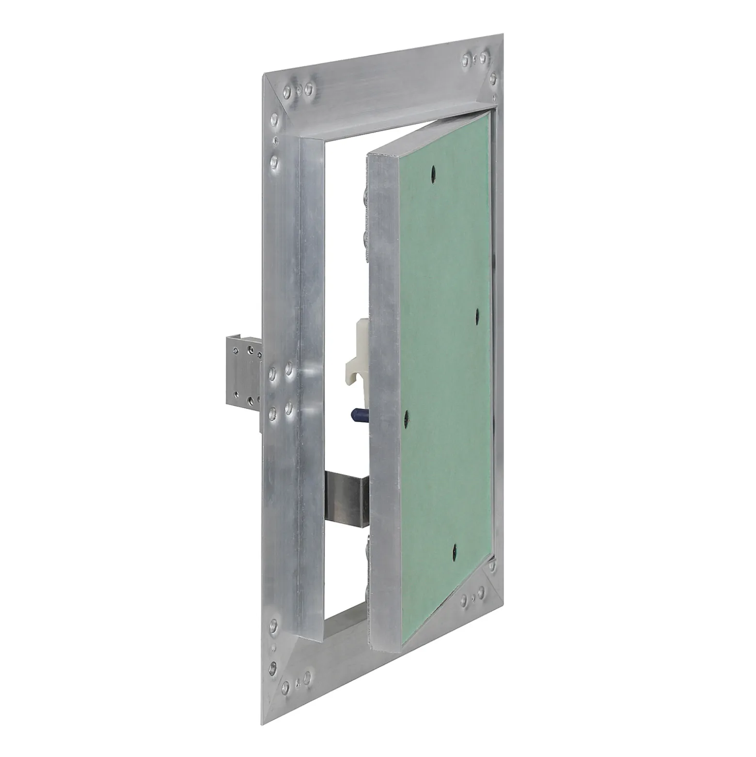Wiltec Revisionsklappe 40 x 60 cm Revisionstür mit Aluminiumrahmen, Revisionsöffnung mit 12,5 mm Gipskartoneinlage, Revi Klappe für Trockenbau