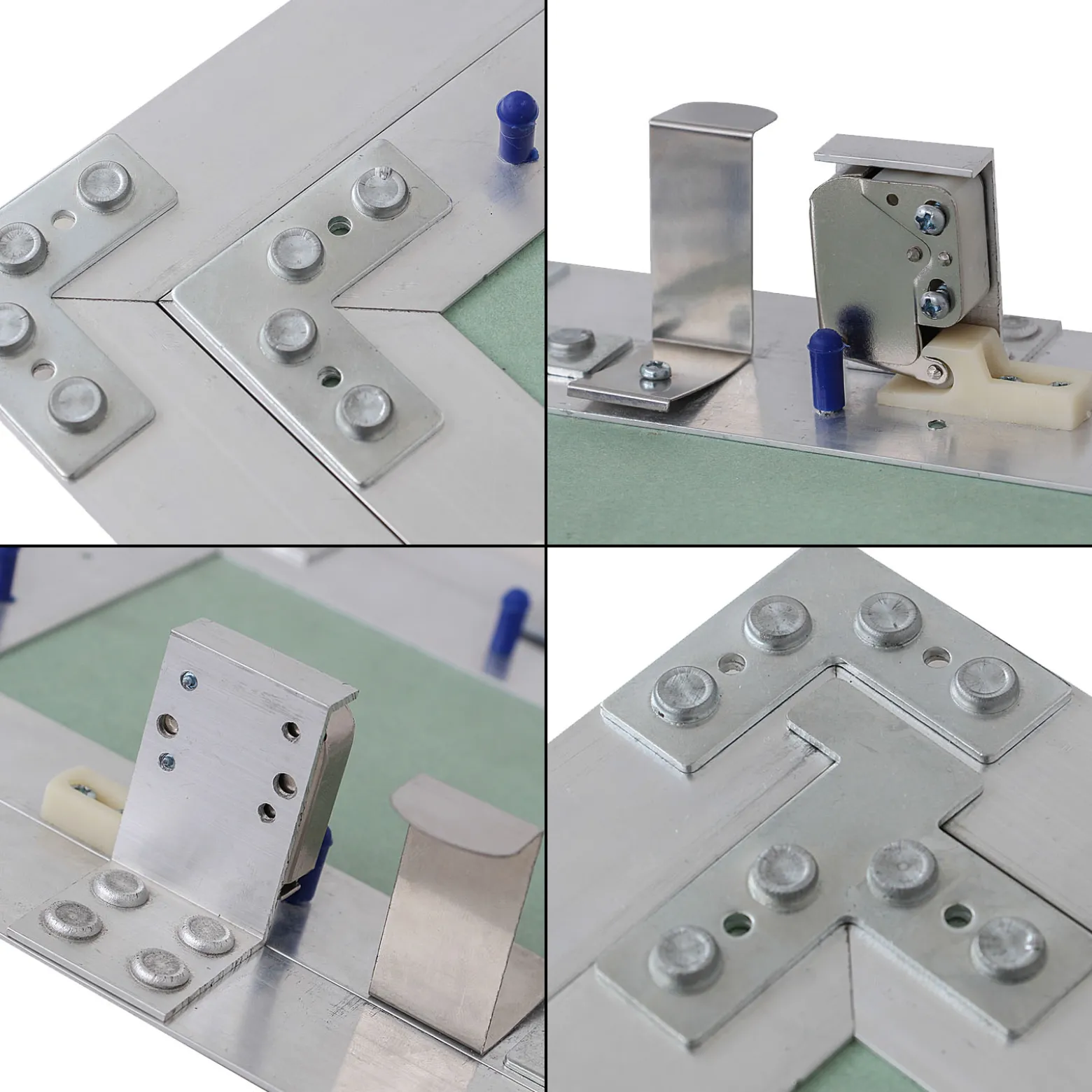 Wiltec Revisionsklappe 60 x 60 cm Revisionstür mit Aluminiumrahmen, Revisionsöffnung mit 12,5 mm Gipskartoneinlage, Revi Klappe für Trockenbau