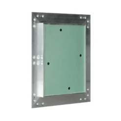 Wiltec Revisionsklappe 20 x 25 cm Revisionstür mit Aluminiumrahmen, Revisionsöffnung mit 12,5 mm Gipskartoneinlage, Revi Klappe für Trockenbau