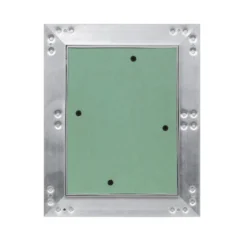 Wiltec Revisionsklappe 20 x 25 cm Revisionstür mit Aluminiumrahmen, Revisionsöffnung mit 12,5 mm Gipskartoneinlage, Revi Klappe für Trockenbau