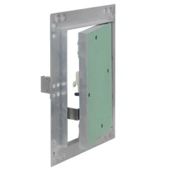 Wiltec Revisionsklappe 25 x 30 cm Revisionstür mit Aluminiumrahmen, Revisionsöffnung mit 12,5 mm Gipskartoneinlage, Revi Klappe für Trockenbau