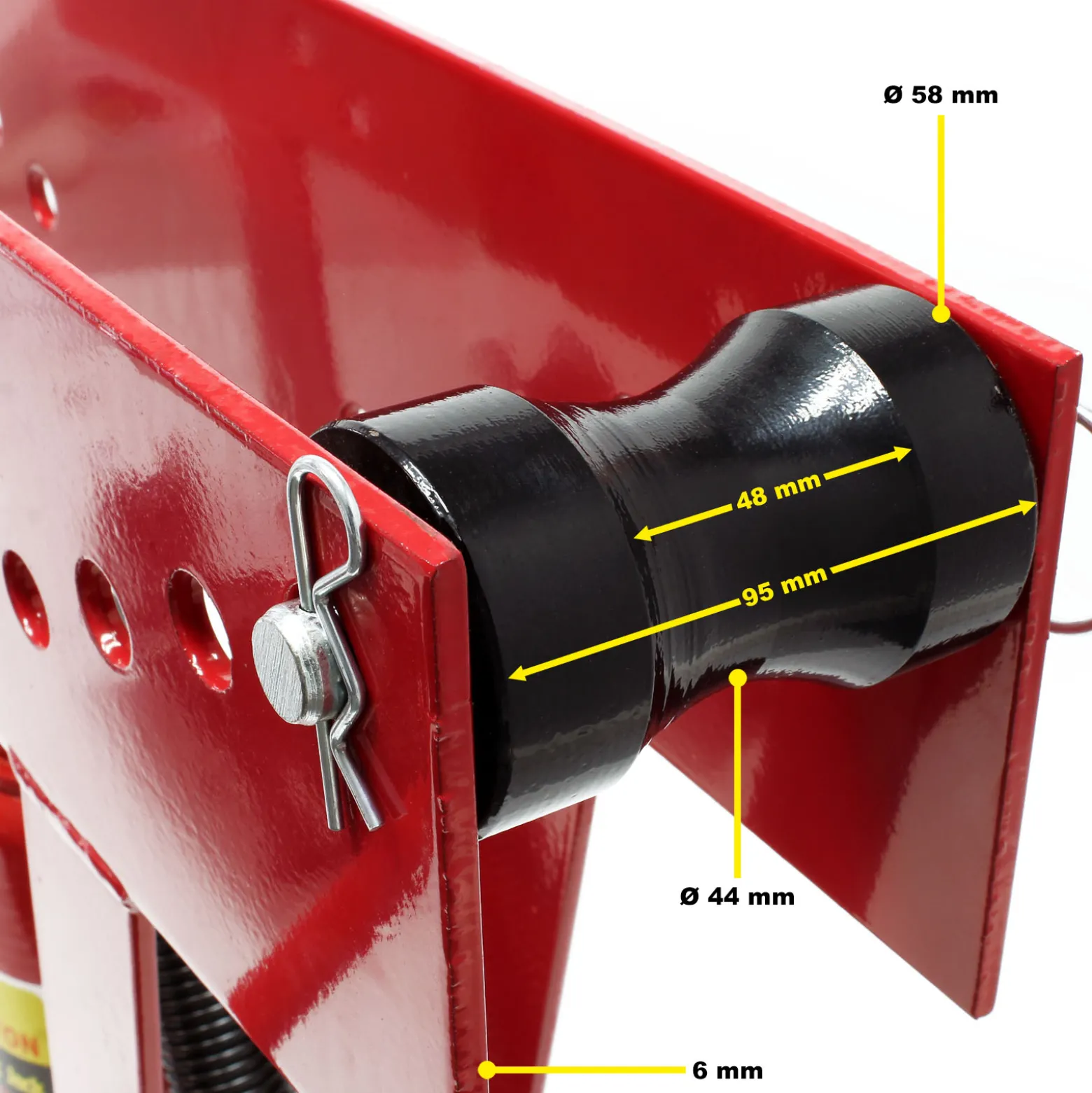 Wiltec Rohrbiegemaschine hydraulisch 12 t, Biegewinkel bis 90°, Rohrbiegegerät Rohrbieger mit 6 Presstücken 21,3-60,3 mm, Biegemaschine Rohre