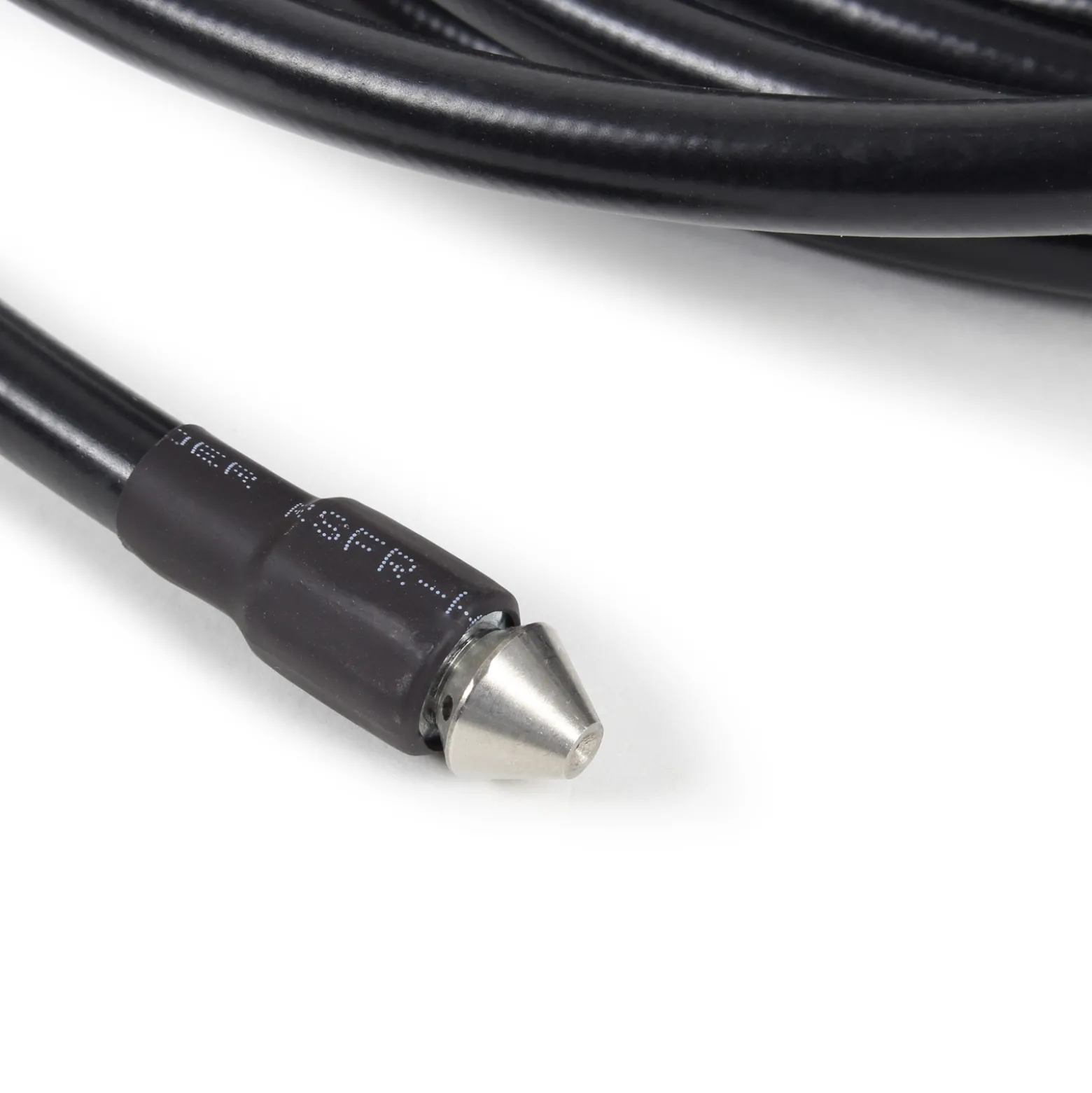 Wiltec Rohrreinigungsschlauch 15m Abflussreiniger inkl. 4 Adapter für Hochdruckreiniger 160bar