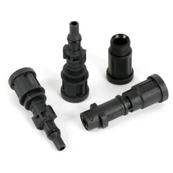 Wiltec Rohrreinigungsschlauch 15m Abflussreiniger inkl. 4 Adapter für Hochdruckreiniger 160bar