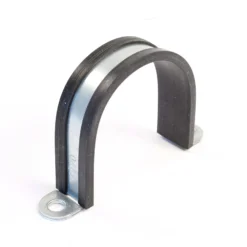 Wiltec Rohrschelle RSGU 2 Ø70mm Bandbreite 25mm Form DIN 3016 F1 EPDM mit Gummi für Rohre, vibrationsdämpfend