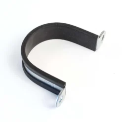 Wiltec Rohrschelle RSGU 2 Ø70mm Bandbreite 25mm Form DIN 3016 F1 EPDM mit Gummi für Rohre, vibrationsdämpfend
