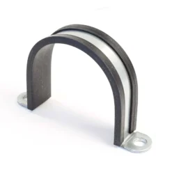 Wiltec Rohrschelle RSGU 2 Ø70mm Bandbreite 25mm Form DIN 3016 F1 EPDM mit Gummi für Rohre, vibrationsdämpfend