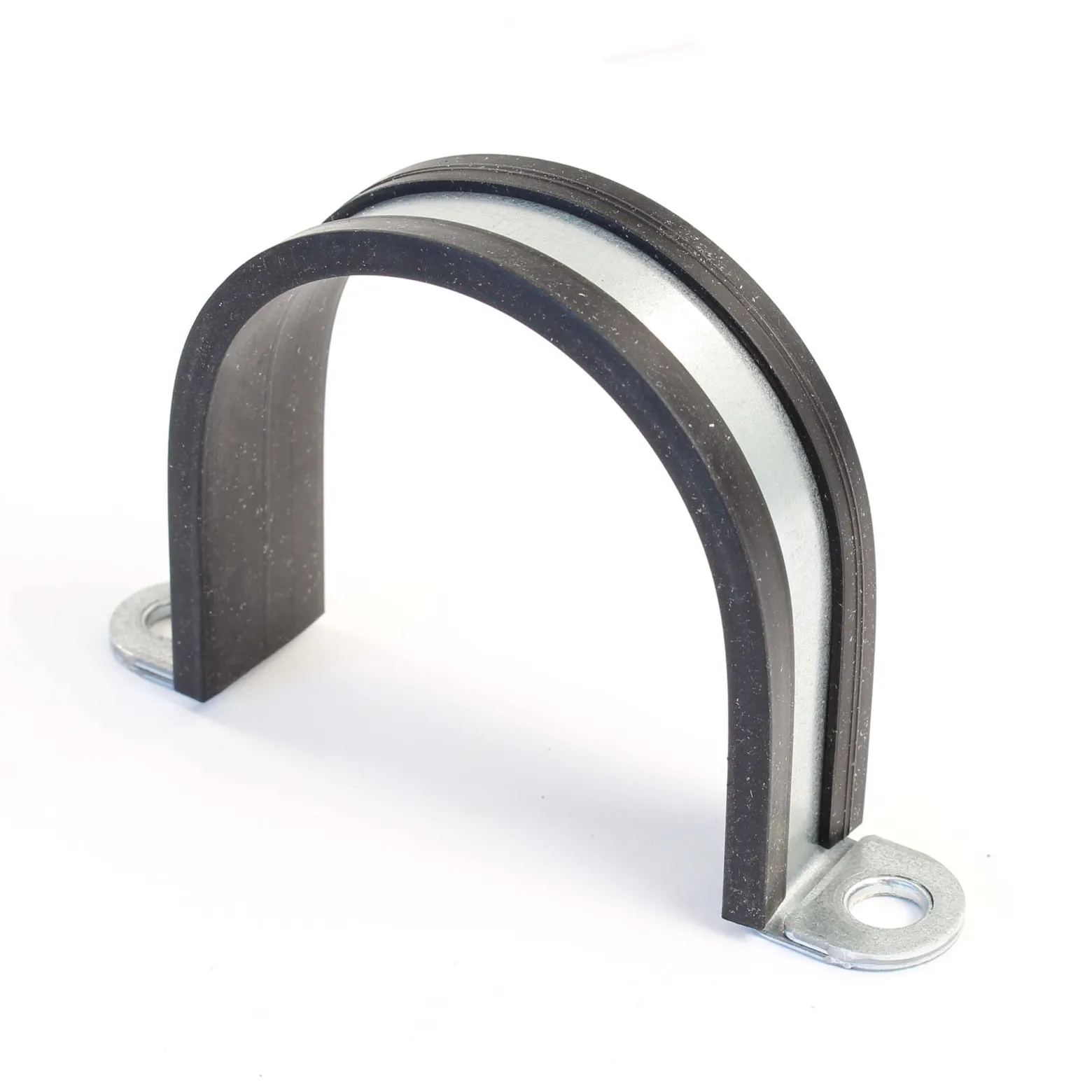 Wiltec Rohrschelle RSGU 2 Ø70mm Bandbreite 25mm Form DIN 3016 F1 EPDM mit Gummi für Rohre, vibrationsdämpfend