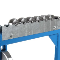 Wiltec Rollenstreckmaschine bis 15 mm Blechstärke, English Wheel mit 6 Streckrollen zur Metallverarbeitung, Blechbearbeitung