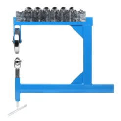 Wiltec Rollenstreckmaschine bis 15 mm Blechstärke, English Wheel mit 6 Streckrollen zur Metallverarbeitung, Blechbearbeitung