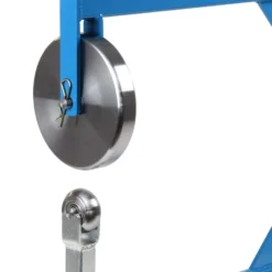 Wiltec Rollenstreckmaschine bis 15 mm Blechstärke, English Wheel mit 6 Streckrollen zur Metallverarbeitung, Blechbearbeitung