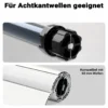 Wiltec Rollladenmotor 156W 20 Nm mit mechanischem Endabschalter & Schutzart IP44 SW60, Motor für elektrische Rollladen