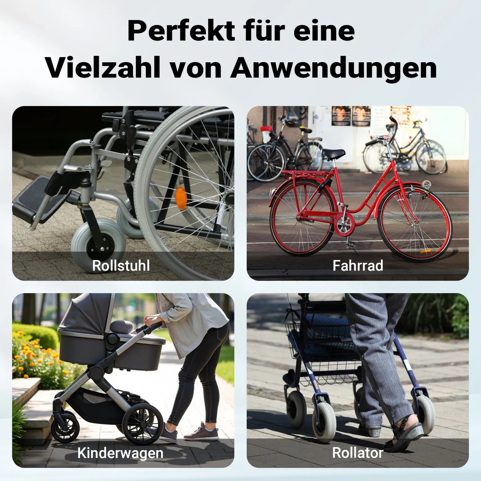 Wiltec Rollstuhlrampe faltbar 92 cm 270 kg, mobile Auffahrschiene als Rollirampe, Aluminium Kofferrampe, Flachrampe klappbar
