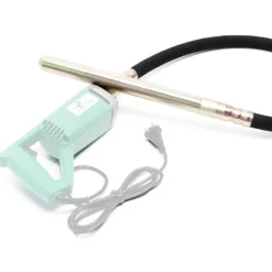 Wiltec Rüttelflasche mit Ø 35 mm für Elektro Betonrüttler, Flaschenrüttler mit 150 cm Schlauchlänge, Innenrüttler mit flexibler Welle