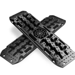 Wiltec Sandbleche Paar 1063 x 298 x 66 mm Sandboards bis 10 t, 2er Set Anfahrhilfe für Wohnmobil, Bergeboards Traktionshilfe für Sand, Schlamm und Schnee