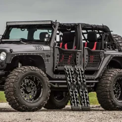 Wiltec Sandbleche Paar 1063 x 298 x 66 mm Sandboards bis 10 t, 2er Set Anfahrhilfe für Wohnmobil, Bergeboards Traktionshilfe für Sand, Schlamm und Schnee