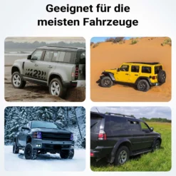 Wiltec Sandbleche Paar 1063 x 298 x 66 mm Sandboards bis 10 t, 2er Set Anfahrhilfe für Wohnmobil, Bergeboards Traktionshilfe für Sand, Schlamm und Schnee