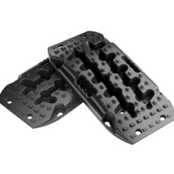 Wiltec Sandbleche Paar 581 x 295 x 65 mm Sandboards bis 7 t, 2er Set Anfahrhilfe für Wohnmobil, Bergeboards Traktionshilfe für Sand, Schlamm und Schnee