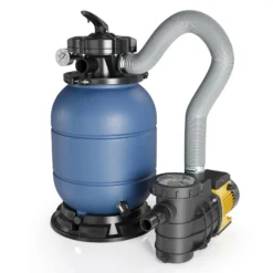 Wiltec Sandfilteranlage HZS-200 für Pools, Filteranlage, Poolfilter, Pumpe, Filterkessel mit Pumpe, Schwimmbadpumpe