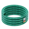 Wiltec Saugschlauch Druckschlauch 5m, flexibel, 20mm (3/4") grün - Made in Europe, zum Anschluss an Teichpumpen und Hauswasserwerke