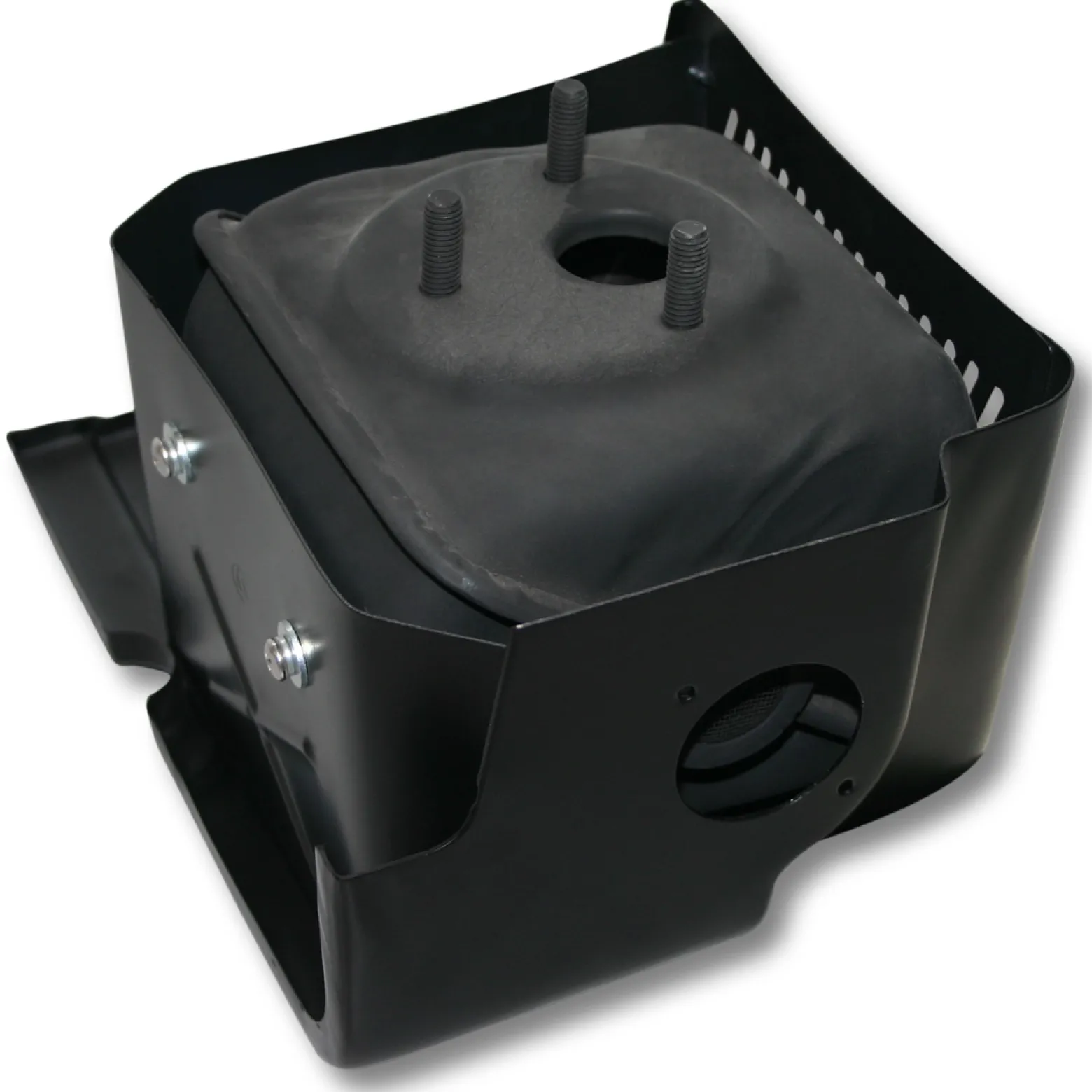 Wiltec Schalldämpfer für LIFAN 13 PS Motor – Benzinmotor Ersatzteil Silencer – Einzylinder für Kleinmaschinen & Karts, 4-Takt Motor & OHV Ventilsteuerung