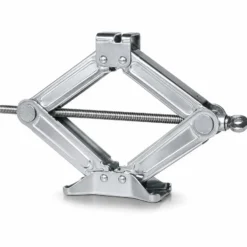 Wiltec Scherenwagenheber mit 1 t Traglast, Wagenheber aus Stahl mit Hubhöhe 90–315 mm für PKW und Offroad