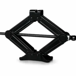 Wiltec Scherenwagenheber mit 1,5 t Traglast, Wagenheber aus Stahl mit Hubhöhe 105–385 mm für PKW und Offroad
