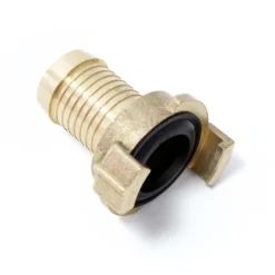 Wiltec Schlauchtülle aus Messing DN25 (1") Schnellkupplung für Wasserschlauch Schlauchverbinder Gartenschlauch