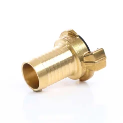 Wiltec Schlauchtülle aus Messing DN25 (1") Schnellkupplung für Wasserschlauch Schlauchverbinder Gartenschlauch