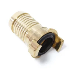 Wiltec Schlauchtülle aus Messing DN32 (1 1/4") Schnellkupplung für Wasserschlauch Schlauchverbinder Gartenschlauch