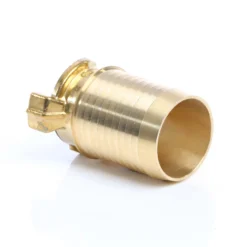 Wiltec Schlauchtülle aus Messing DN38 (1 1/2") Schnellkupplung für Wasserschlauch Schlauchverbinder Gartenschlauch