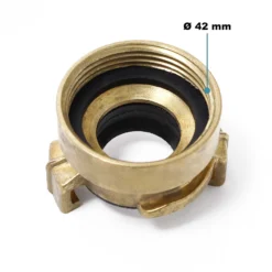 Wiltec Schlauchtülle aus Messing DN32 (1 1/4