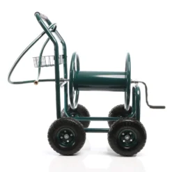 Wiltec Schlauchwagen ohne Schlauch, Schlauchaufroller für 3/4