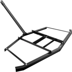Wiltec Schleppegge 190 x 98 cm, Wiesenegge für Rasentraktor, ATV und UTV, Wiesenschleppe zur Bodenbearbeitung und Bodennivellierung