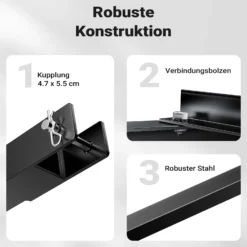 Wiltec Schleppegge 190 x 98 cm, Wiesenegge für Rasentraktor, ATV und UTV, Wiesenschleppe zur Bodenbearbeitung und Bodennivellierung