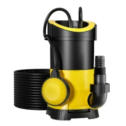 Wiltec Schmutzwasserpumpe 7.000l/h mit 400W, max. Förderhöhe 7,5 m, Fremdkörper bis Ø 5 mm